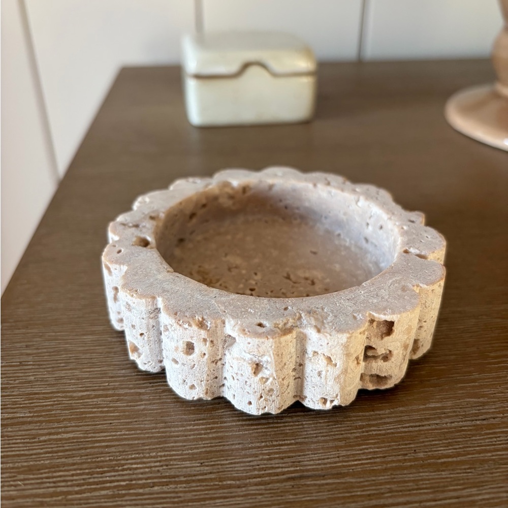McGee and Co Travertine Trinket dish